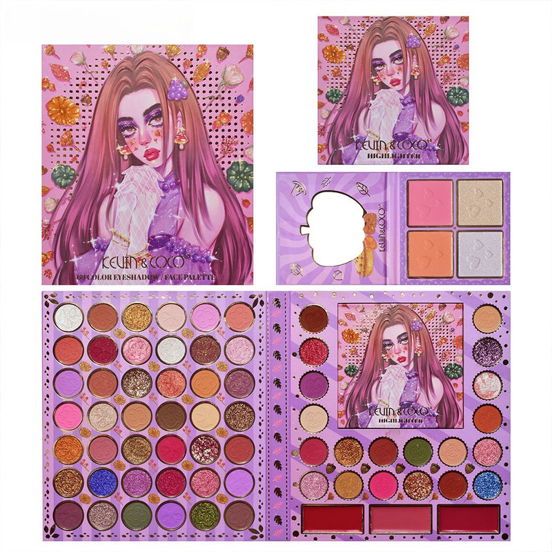 🌸 Goddess of Roses Makeup Set - 69 Shades & More! 💄