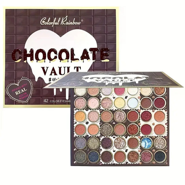 Makeup Revolution I Heart Chocolate Eye Shadow Palette Brand New & Boxed