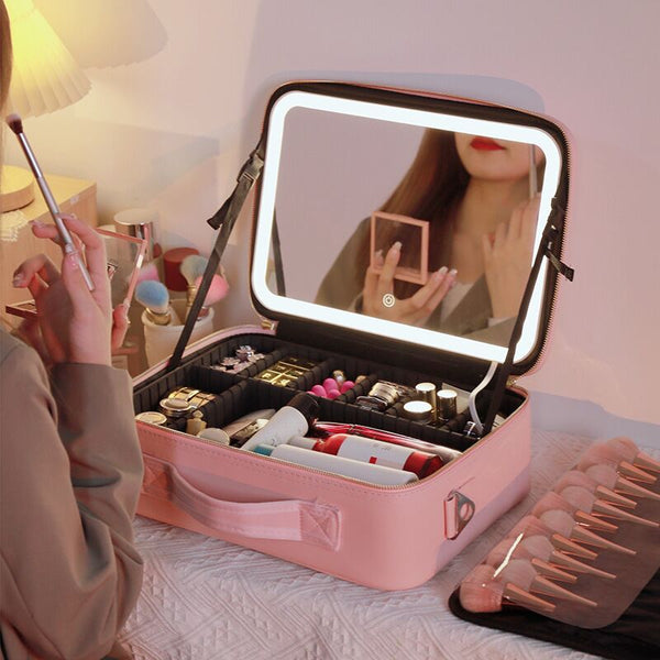 ReflectaGlam LED Mirror Bag – Qingbeautyshop
