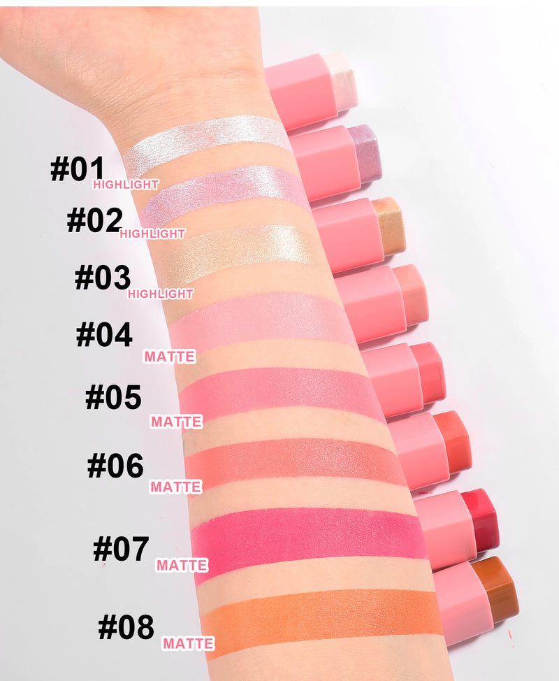 Multi-Use Heart Blush Stick - 8 Shades!