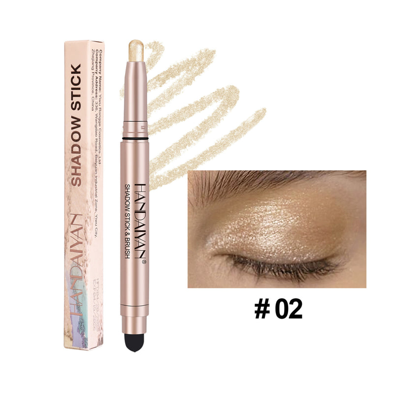 12-Color Double-Ended Eyeshadow Stick: Instant Eye Look Perfection🩷