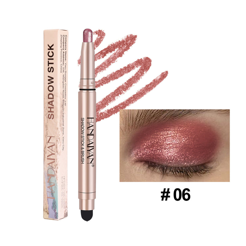 12-Color Double-Ended Eyeshadow Stick: Instant Eye Look Perfection🩷