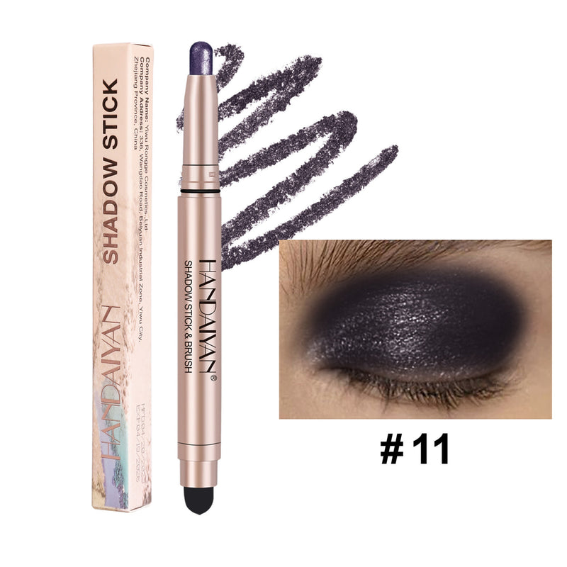 12-Color Double-Ended Eyeshadow Stick: Instant Eye Look Perfection🩷