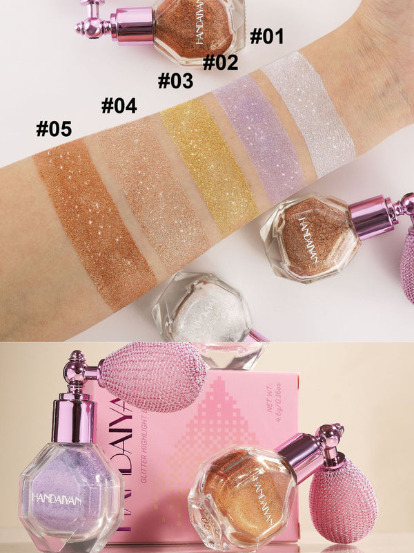 Prism Glow: 5-Color Sparkle Highlight Mist✨