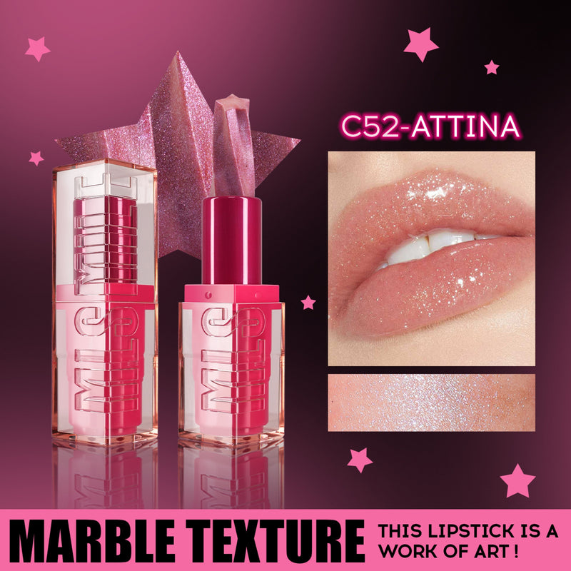 Sparkle Star Marble Lipstick