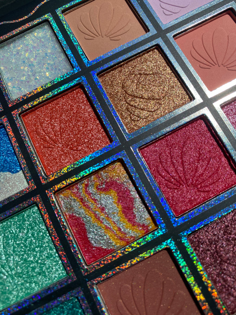 🌊16-Color Mermaid Eyeshadow Palette🧜‍♀️