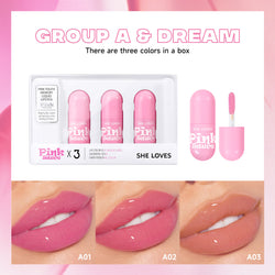 Pink Sauce Lip Gloss Trio